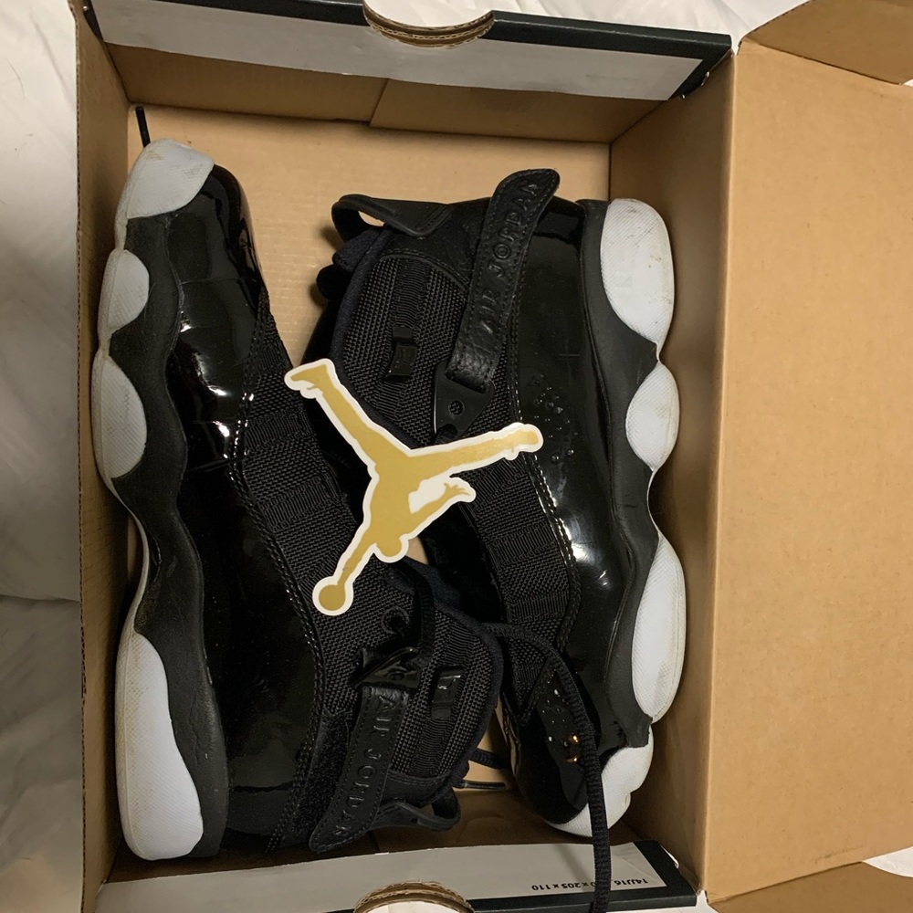 Jordan 6 rings GS Black